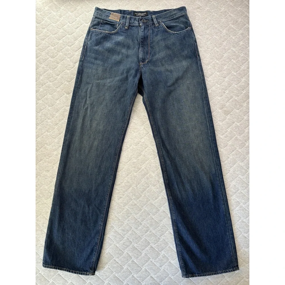 Polo Jeans Company Gristmill Jeans Mens 34x34 Blue Straight Medium Wash‎ Denim